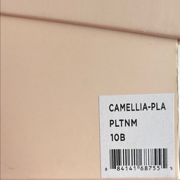 Loeffler Randall Camellia Platinum Pleated Heels - Picture 7 of 7